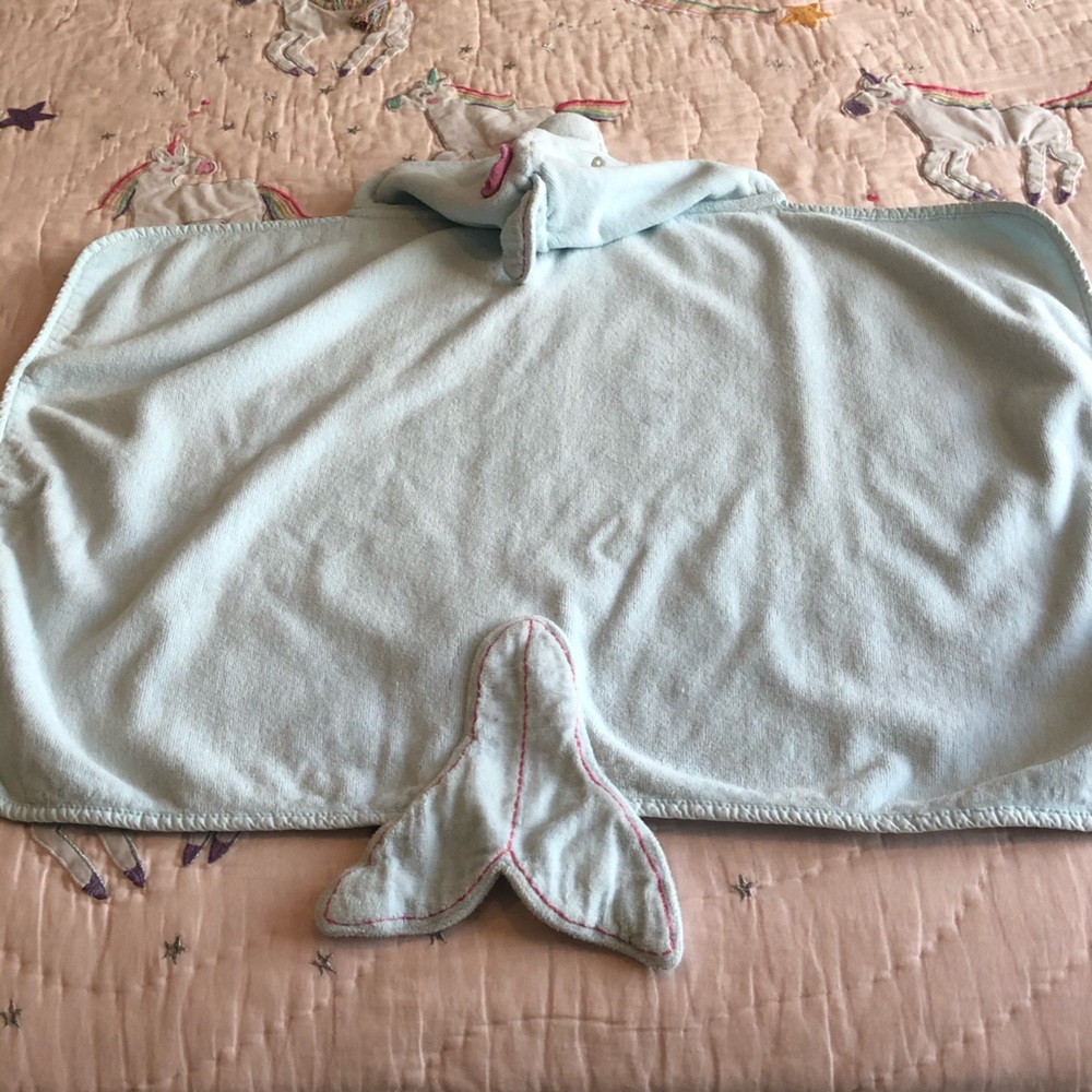 Pottery Barn Kids hooded bath towel